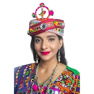 S H A H I T A J Cotton Kathiyawadi Navratri or Gujarati Safa Pagdi Turban Multi-Colored for Kids and Adults (RT421)