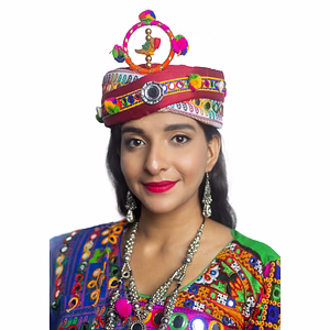 S H A H I T A J Cotton Kathiyawadi Navratri or Gujarati Safa Pagdi Turban Multi-Colored for Kids and Adults (RT421)