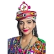 S H A H I T A J Cotton Kathiyawadi Navratri or Gujarati Safa Pagdi Turban Multi-Colored for Kids and Adults (RT421)-ST44_21andHalf-sm