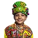 S H A H I T A J Cotton Kathiyawadi Navratri or Gujarati Safa Pagdi Turban Multi-Colored for Kids and Adults (RT431)-ST54_23-sm