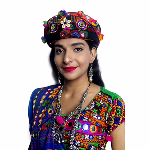 S H A H I T A J Cotton Kathiyawadi Navratri or Gujarati Safa Pagdi Turban Multi-Colored for Kids and Adults (RT433)