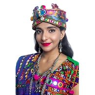 S H A H I T A J Cotton Kathiyawadi Navratri or Gujarati Safa Pagdi Turban Multi-Colored for Kids and Adults (RT434)