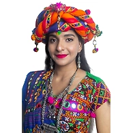 S H A H I T A J Cotton Kathiyawadi Navratri or Gujarati Safa Pagdi Turban Multi-Colored for Kids and Adults (RT437)