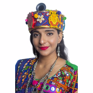S H A H I T A J Cotton Kathiyawadi Navratri or Gujarati Safa Pagdi Turban Multi-Colored for Kids and Adults (RT26)