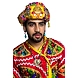 S H A H I T A J Cotton Kathiyawadi Navratri or Gujarati Safa Pagdi Turban Multi-Colored for Kids and Adults (RT28)-18-3-sm