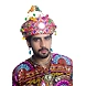 S H A H I T A J Cotton Kathiyawadi Navratri or Gujarati Safa Pagdi Turban Multi-Colored for Kids and Adults (RT29)-18-3-sm