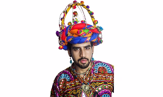 S H A H I T A J Cotton Kathiyawadi Navratri or Gujarati Safa Pagdi Turban Multi-Colored for Kids and Adults (RT34)