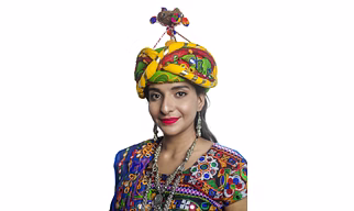 S H A H I T A J Cotton Kathiyawadi Navratri or Gujarati Safa Pagdi Turban Multi-Colored for Kids and Adults (RT35)