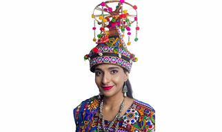 S H A H I T A J Cotton Kathiyawadi Navratri or Gujarati Safa Pagdi Turban Multi-Colored for Kids and Adults (RT36)