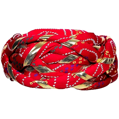 S H A H I T A J Traditional Rajasthani Synthetic Adjustable Vantma or Barmeri Holi Pagdi Safa or Turban Multi-Colored for Kids and Adults (RT03)-ST81_18