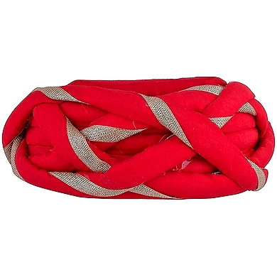 S H A H I T A J Traditional Rajasthani Faux Silk Adjustable Vantma or Barmeri Pagdi Safa or Turban for Kids and Adults (RT04)-ST82_20andHalf