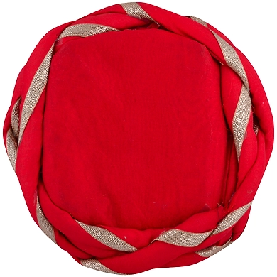 S H A H I T A J Traditional Rajasthani Faux Silk Adjustable Vantma or Barmeri Pagdi Safa or Turban for Kids and Adults (RT04)-18-3