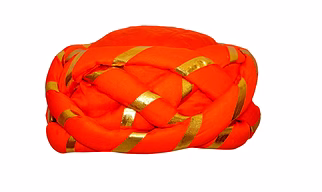 S H A H I T A J Traditional Rajasthani Faux Silk Adjustable Vantma or Barmeri Pagdi Safa or Turban Multi-Colored for Kids and Adults (RT09)