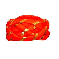 S H A H I T A J Traditional Rajasthani Faux Silk Adjustable Vantma or Barmeri Pagdi Safa or Turban Multi-Colored for Kids and Adults (RT09)