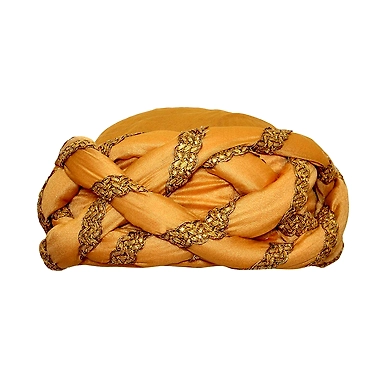 S H A H I T A J Traditional Rajasthani Faux Silk Adjustable Vantma or Barmeri Pagdi Safa or Turban Multi-Colored for Kids and Adults (RT10)-ST88_20