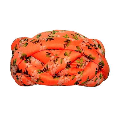 S H A H I T A J Traditional Rajasthani Faux Silk Floral Adjustable Vantma or Barmeri Pagdi Safa or Turban Multi-Colored for Kids and Adults (RT12)-ST90_23