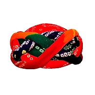 S H A H I T A J Traditional Rajasthani Cotton Bandhej Adjustable Vantma or Barmeri Holi Pagdi Safa or Turban Multi-Colored for Kids and Adults (RT16)