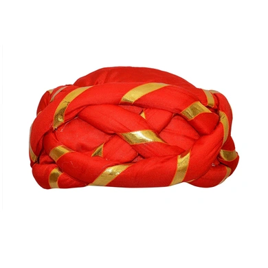 S H A H I T A J Traditional Rajasthani Faux Silk Adjustable Vantma or Barmeri Pagdi Safa or Turban Multi-Colored for Kids and Adults (RT18)-ST96_20andHalf