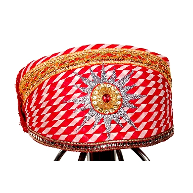 S H A H I T A J Traditional Rajasthani Cotton Mewadi Pagdi or Turban Multi-Colored for Kids and Adults (MT29)-ST107_22