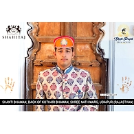 S H A H I T A J Traditional Rajasthani Cotton Mewadi Pagdi or Turban Multi-Colored for Kids and Adults (MT32)