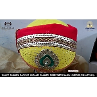 S H A H I T A J Traditional Rajasthani Cotton Mewadi Pagdi or Turban Multi-Colored for Kids and Adults (MT34)