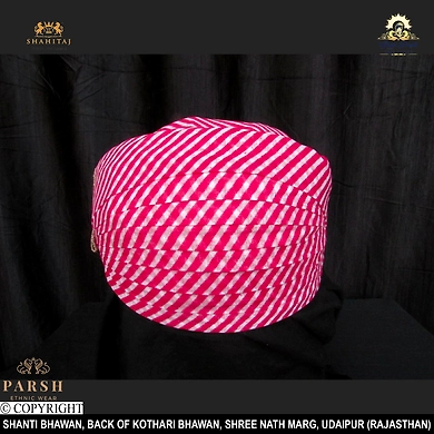 S H A H I T A J Traditional Rajasthani Cotton Mewadi Pagdi or Turban Multi-Colored for Kids and Adults (MT56)-ST135_19andHalf
