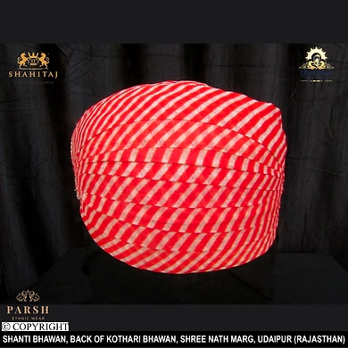 S H A H I T A J Traditional Rajasthani Cotton Mewadi Pagdi or Turban Multi-Colored for Kids and Adults (MT57)-ST136_21andHalf
