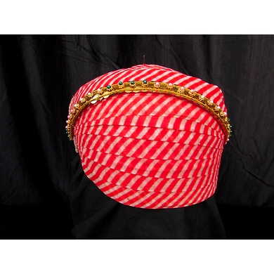 S H A H I T A J Traditional Rajasthani Cotton Mewadi Pagdi or Turban with Pachewadi Multi-Colored for Kids and Adults (MT70)-ST148_18