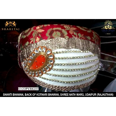 S H A H I T A J Traditional Rajasthani Cotton Mewadi Pagdi or Turban Multi-Colored for Kids and Adults (MT90)-ST168_21