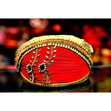 S H A H I T A J Traditional Rajasthani Cotton Mewadi Pagdi or Turban Multi-Colored for Kids and Adults (MT93)-ST171_22