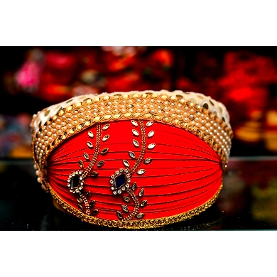 S H A H I T A J Traditional Rajasthani Cotton Mewadi Pagdi or Turban Multi-Colored for Kids and Adults (MT94)-ST172_19