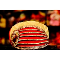 S H A H I T A J Traditional Rajasthani Cotton Mewadi Pagdi or Turban Multi-Colored for Kids and Adults (MT96)