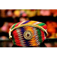 S H A H I T A J Traditional Rajasthani Cotton Mewadi  Multi-Colored Mothda Pagdi or Turban for Kids and Adults (MT97)
