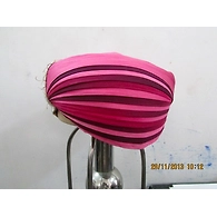 S H A H I T A J Traditional Rajasthani Cotton Mewadi Pagdi or Turban Multi-Colored for Kids and Adults (MT108)