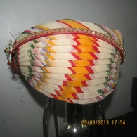 S H A H I T A J Traditional Rajasthani Cotton Mewadi Pagdi or Turban Multi-Colored for Kids and Adults (MT110)