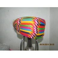 S H A H I T A J Traditional Rajasthani Cotton Mewadi Pagdi or Turban Multi-Colored for Kids and Adults (MT113)