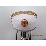 S H A H I T A J Traditional Rajasthani Cotton Mewadi Bohra Pagdi or Turban Multi-Colored for Kids and Adults (MT126)
