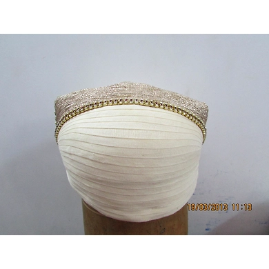 S H A H I T A J Traditional Rajasthani Cotton Mewadi Bohra Pagdi or Turban Multi-Colored for Kids and Adults (MT129)-ST207_22andHalf
