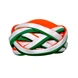 S H A H I T A J Traditional Rajasthani Faux Silk Tricolor or Tiranga barmeri Vantma Pagdi Safa or Turban Multi-Colored for Kids and Adults (RT139)-ST217_18andHalf-sm