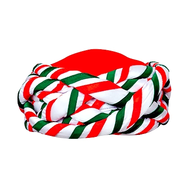 S H A H I T A J Traditional Rajasthani Faux Silk Tricolor or Tiranga Barmeri or Vantma Pagdi Safa or Turban Multi-Colored for Kids and Adults (RT140)-ST218_19andHalf