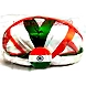S H A H I T A J Traditional Rajasthani Faux Silk Tricolor or Tiranga Jaipuri Gol Pagdi Safa or Turban Multi-Colored for Kids and Adults (RT143)-ST221_23-sm