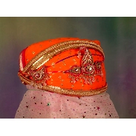 S H A H I T A J Traditional Rajasthani Cotton Wedding Pagdi or Turban Multi-Colored for Groom or Dulha (MT145)
