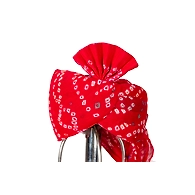 S H A H I T A J Traditional Rajasthani Cotton Red Bandhej Wedding Barati Udaipuri Pagdi Safa or Turban for Kids and Adults (RT151)