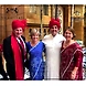 S H A H I T A J Traditional Rajasthani Wedding Barati Maroon Cotton Udaipuri Pagdi Safa or Turban for Kids and Adults (CT160)-ST240_18-sm
