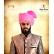 S H A H I T A J Traditional Rajasthani Cotton Wedding Barati Pink Jodhpuri &amp; Rajputi Pagdi Safa or Turban with Pachewadi for Kids and Adults (CT164)-ST244_22andHalf-sm
