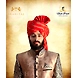 S H A H I T A J Traditional Rajasthani Wedding Barati Cotton Orange or Kesariya Lehariya Jodhpuri &amp; Rajputi Pagdi Safa or Turban for Kids and Adults (CT166)-ST246_20andHalf-sm