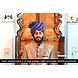 S H A H I T A J Traditional Rajasthani Wedding Barati Blue Cotton Lehariya Udaipuri &amp; Rajputi Pagdi Safa or Turban for Kids and Adults (CT168)-ST248_22-sm