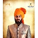 S H A H I T A J Traditional Rajasthani Wedding Barati Aamras Cotton Lehariya Jodhpuri &amp; Rajputi Pagdi Safa or Turban for Kids and Adults (CT172)-ST252_18-sm