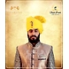 S H A H I T A J Traditional Rajasthani Wedding Barati Zari Staight Line Yellow Cotton Jodhpuri &amp; Rajputi Pagdi Safa or Turban for Kids and Adults (CT188)-ST268_23-sm