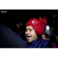 S H A H I T A J Traditional Rajasthani Wedding Barati Cotton Zari Kotadoriya Red Udaipuri Pagdi Safa or Turban with Brooch for Kids and Adults (CT193)